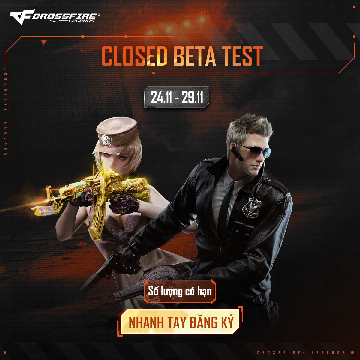 Crossfire: Legends công bố thử nghiệm Closed Beta, game thủ chen chân đăng ký tham gia Crossfire: Legends công bố thử nghiệm Closed Beta, game thủ chen chân đăng ký tham gia