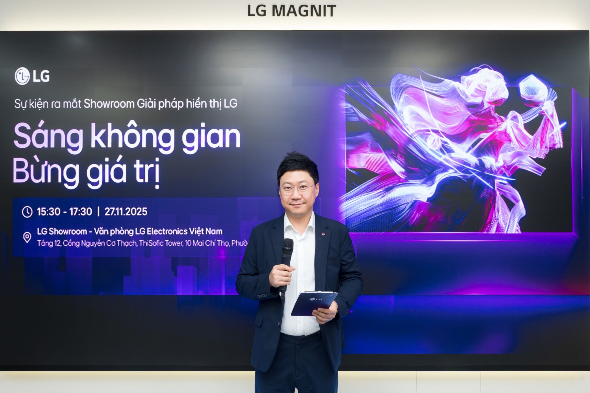 LG giới thiệu giải pháp hiển thị doanh nghiệp tại showroom trải nghiệm đột phá