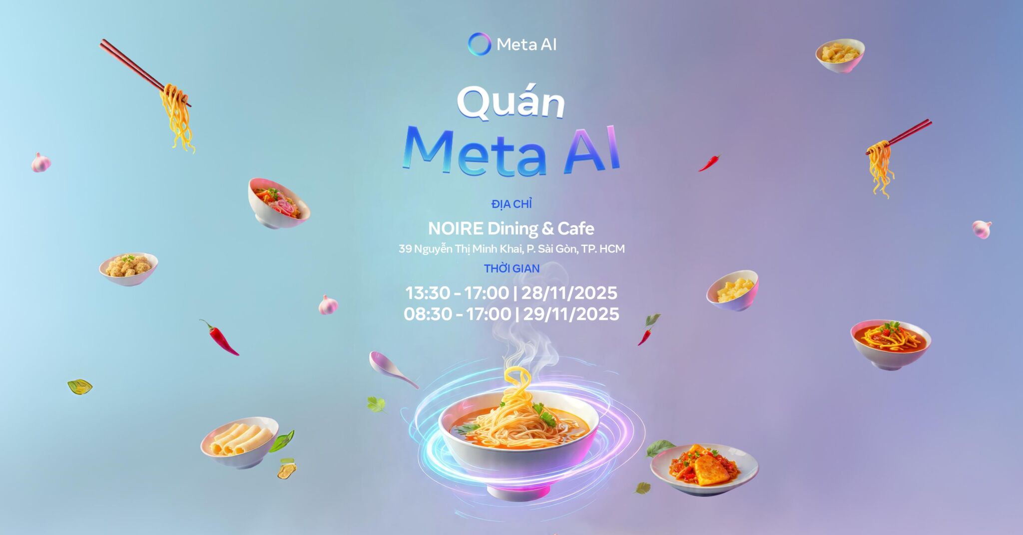Meta ra mắt không gian ẩm thực sáng tạo “Quán Meta AI”, thu hút hàng nghìn người quan tâm tại TP. Hồ Chí Minh