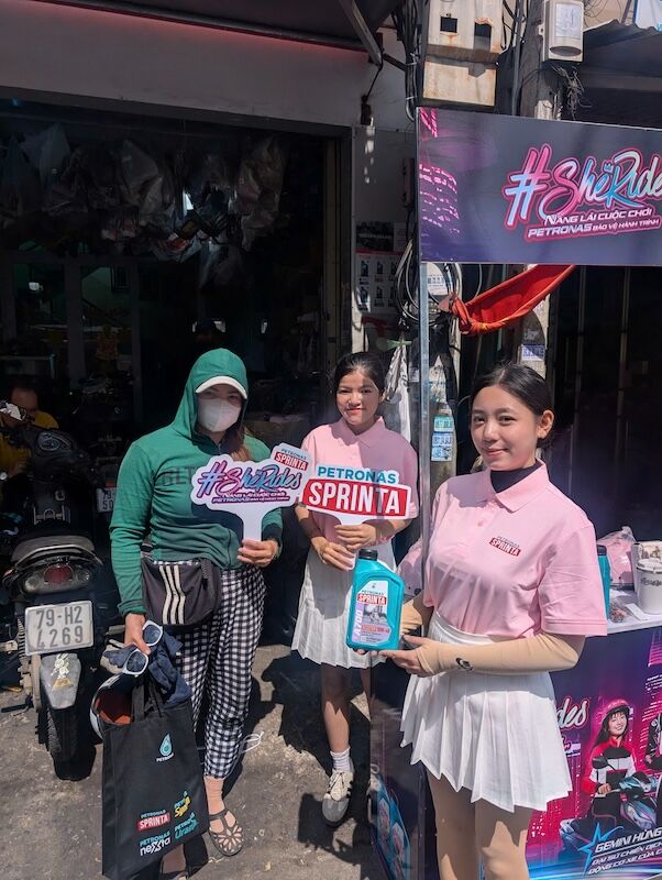 PETRONAS Sprinta tiếp sức cho các nữ biker Việt Nam tự tin làm chủ tay lái
