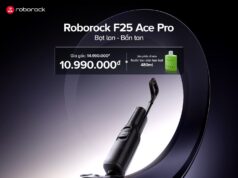 Ra mắt máy hút bụi lau nhà Roborock F25 Ace Pro