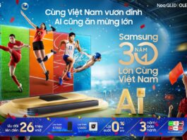 Samsung AI TV đồng hành FPT Play mang SEA Games 33 trọn vẹn đến từng gia đình Việt