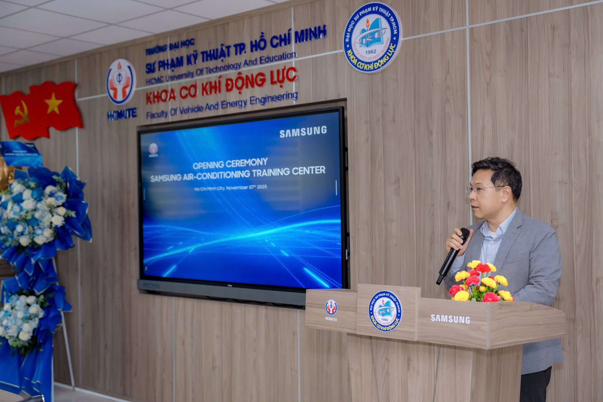 Samsung khánh thành Trung tâm Đào tạo Điều hòa Không khí tại Trường Đại học Sư phạm Kỹ thuật TP. Hồ Chí Minh