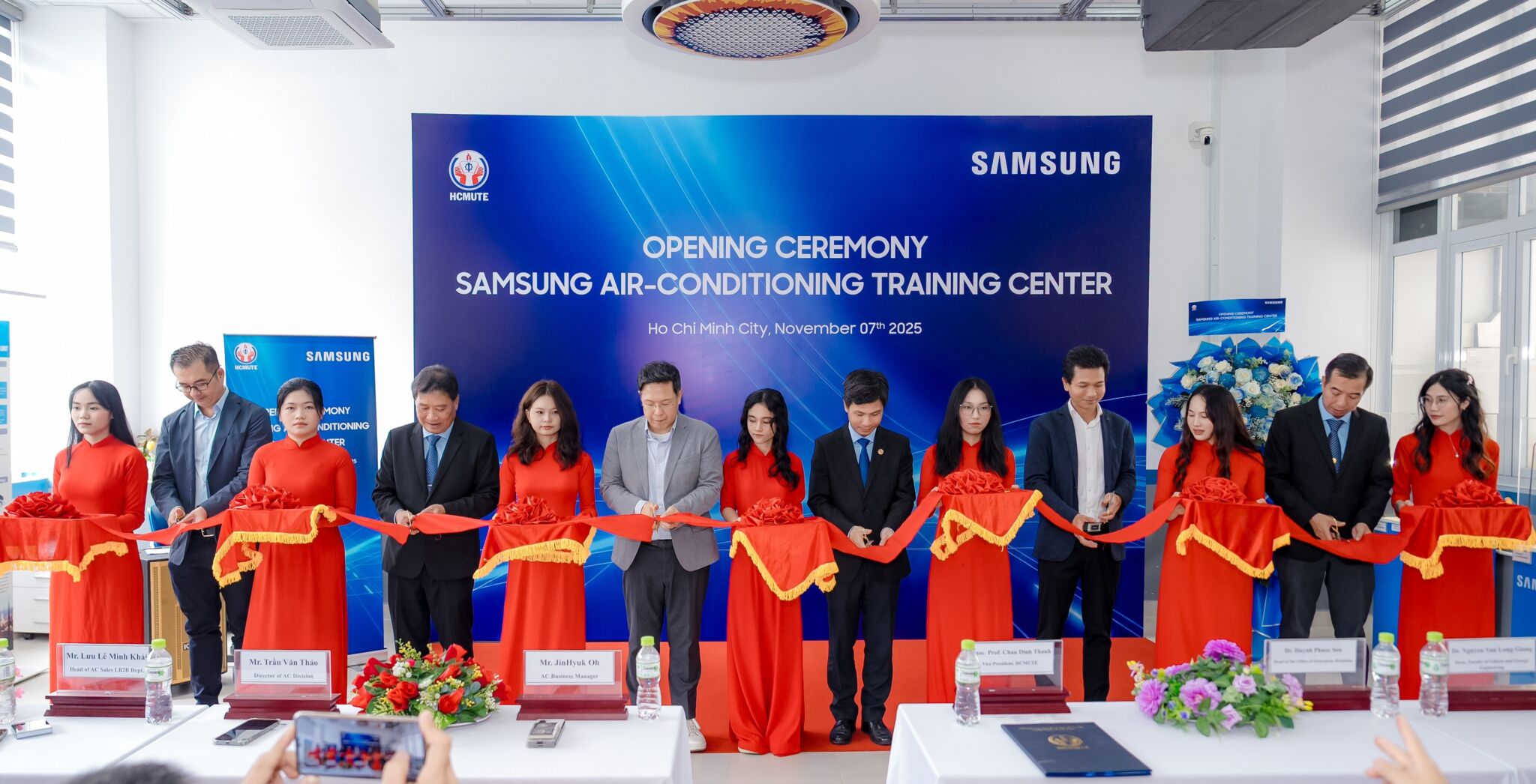 Samsung khánh thành Trung tâm Đào tạo Điều hòa Không khí tại Trường Đại học Sư phạm Kỹ thuật TP. Hồ Chí Minh