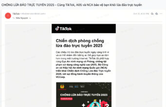 TikTok gửi cảnh báo lừa đảo trực tuyến trực tiếp trong ứng dụng