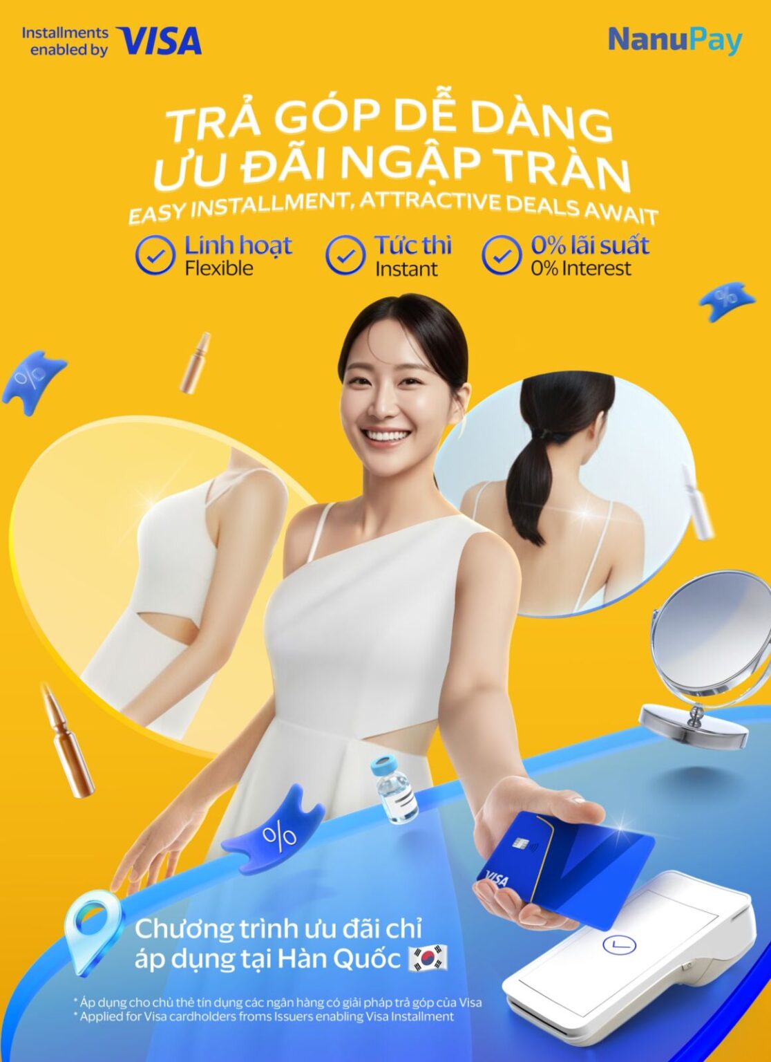 Visa và DealMe ra mắt NanuPay, dịch vụ trả góp xuyên biên giới đầu tiên trên thế giới, dành cho chủ thẻ Việt Nam chi tiêu tại Hàn Quốc Visa và DealMe ra mắt NanuPay, dịch vụ trả góp xuyên biên giới đầu tiên trên thế giới, dành cho chủ thẻ Việt Nam chi tiêu tại Hàn Quốc