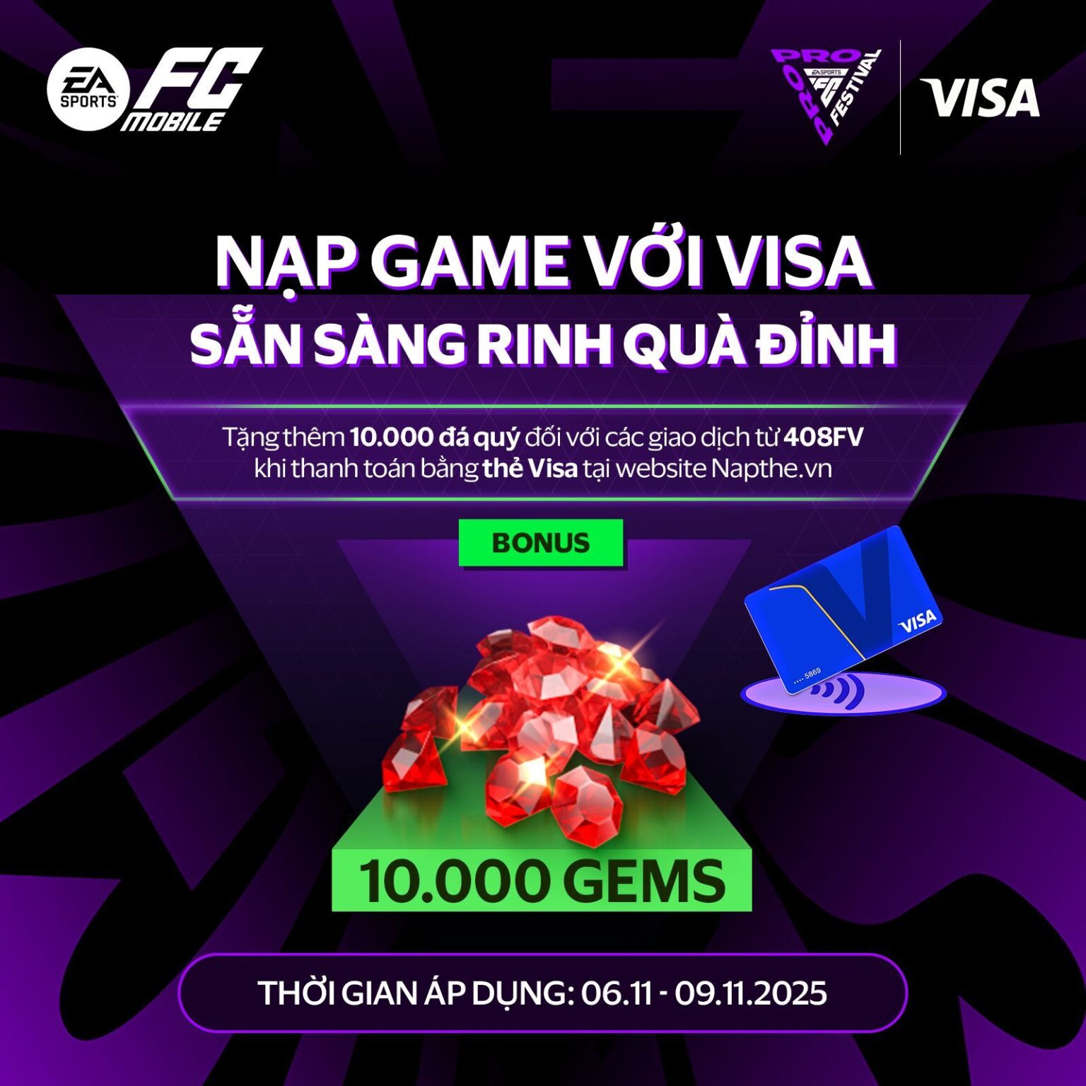 Visa đồng hành cùng EA Sports mang tới FC Pro Festival lần đầu tiên tại Việt Nam