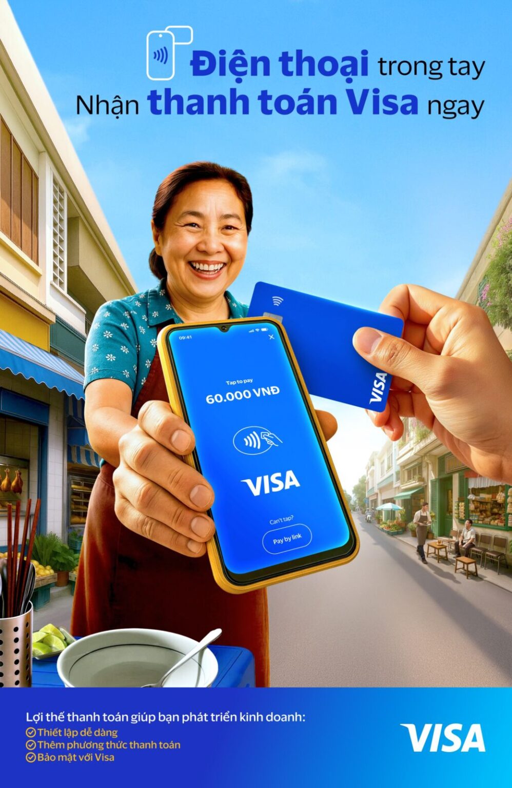 Visa hợp tác cùng Ngân hàng Sacombank, Vietcombank và VPBank ra mắt giải pháp Visa Accept, hỗ trợ doanh nghiệp nhỏ tại Việt Nam tăng cường chấp nhận thanh toán số