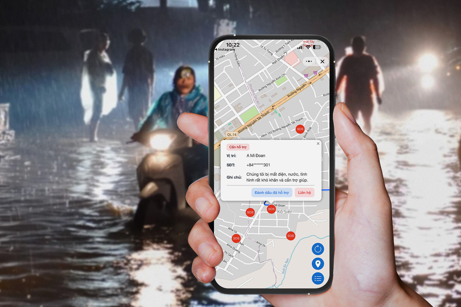 Zalo SOS cấp tốc triển khai tính năng mới trong 24 giờ: Ra mắt bản đồ cứu hộ khẩn cấp cho người dân vùng lũ