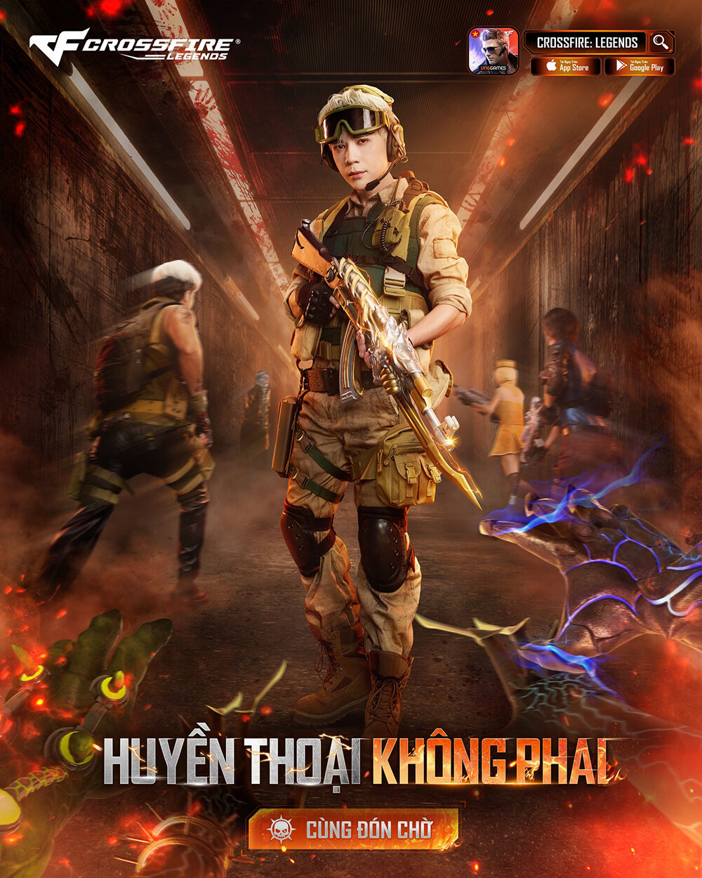 Crossfire: Legends đã hé lộ 3 gương mặt đại diện nổi tiếng Crossfire: Legends đã hé lộ 3 gương mặt đại diện nổi tiếng