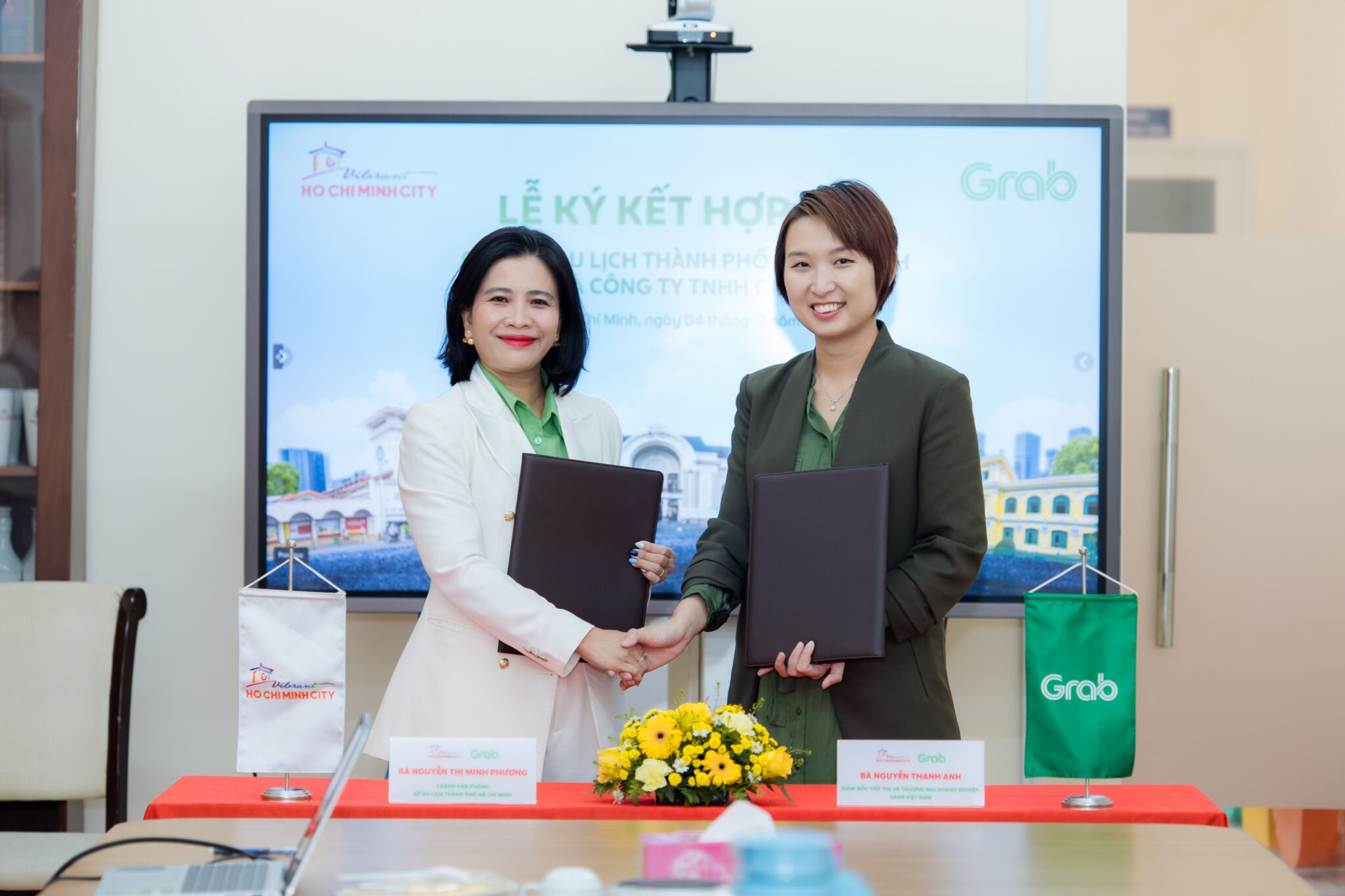 Sở Du lịch TP.HCM và Grab Việt Nam ký kết thỏa thuận hợp tác nhằm quảng bá, thúc đẩy du lịch