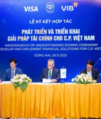 Visa, C.P. Việt Nam và VIB kí kết hợp tác chiến lược góp phần thúc đẩy số hóa thanh toán B2B