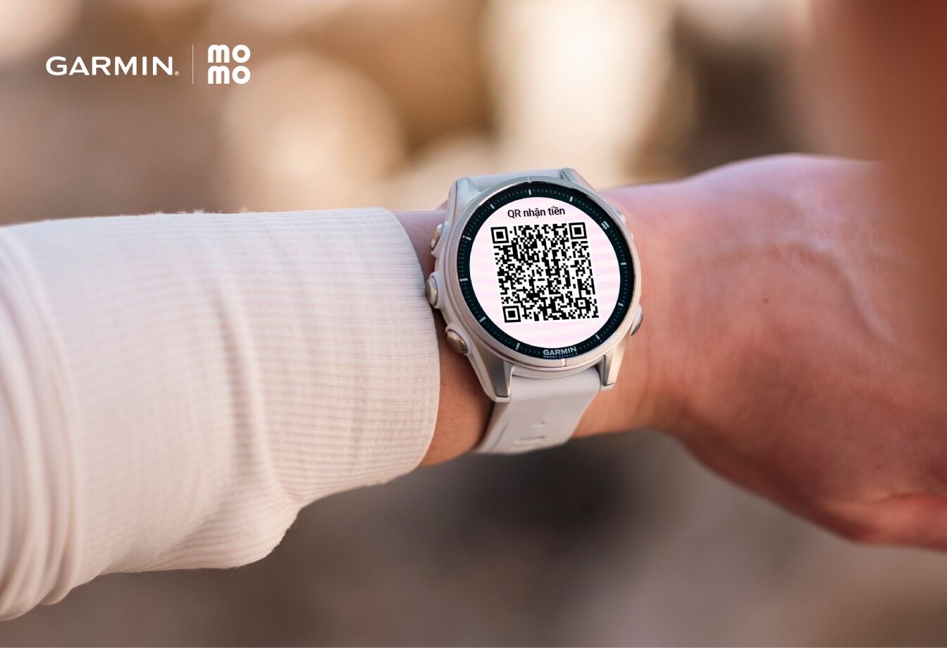 Garmin tích hợp MoMo, mang đến trải nghiệm thanh toán một chạm tiện lợi hơn ngay trên cổ tay