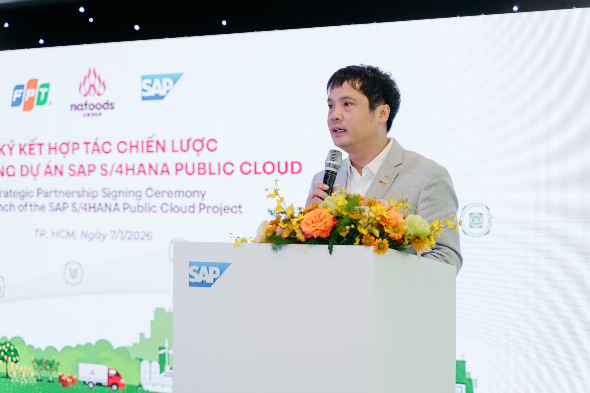 Nafoods Group cùng FPT ký kết hợp tác chiến lược về chuyển đổi số toàn diện và khởi động dự án quản trị nguồn lực SAP