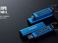 Ổ USB Kingston dòng IronKey Keypad 200 đạt chứng nhận NIST FIPS 140-3 cấp độ 3