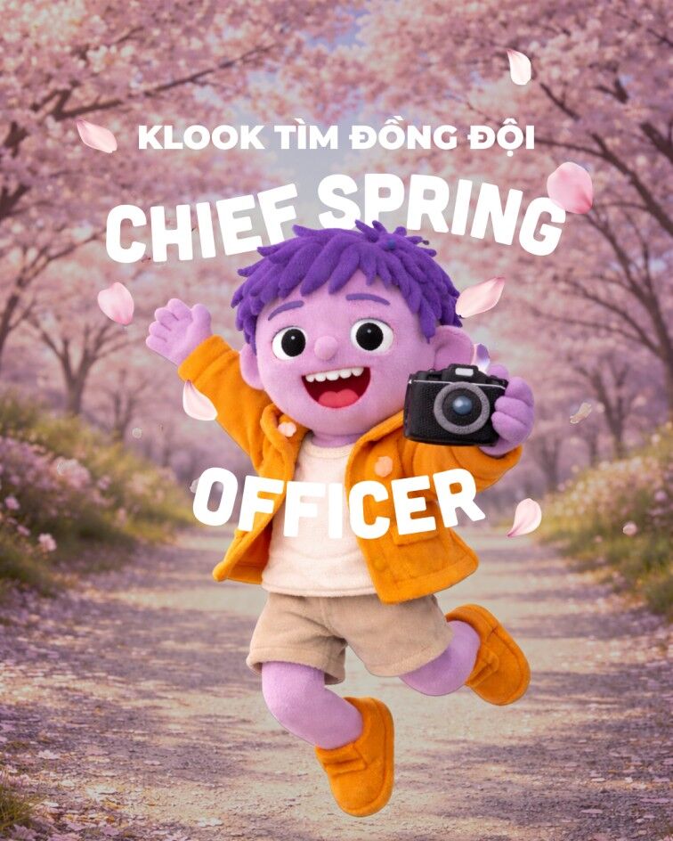 Klook tuyển dụng "Đặc Vụ Hoa Anh Đào": Việc làm trong mơ giúp du khách trải nghiệm mùa hoa anh đào trọn vẹn