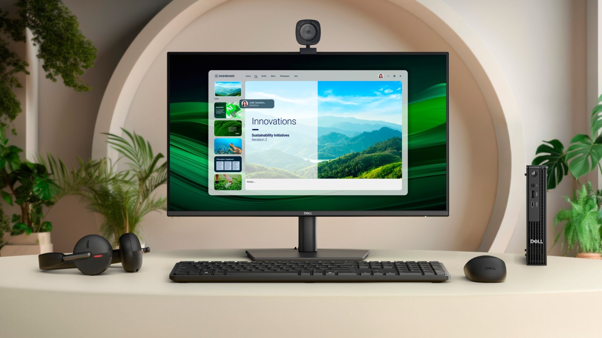 Dell mang đến làn gió mới cho dòng PC thương mại với thiết kế mới thanh lịch và mạnh mẽ