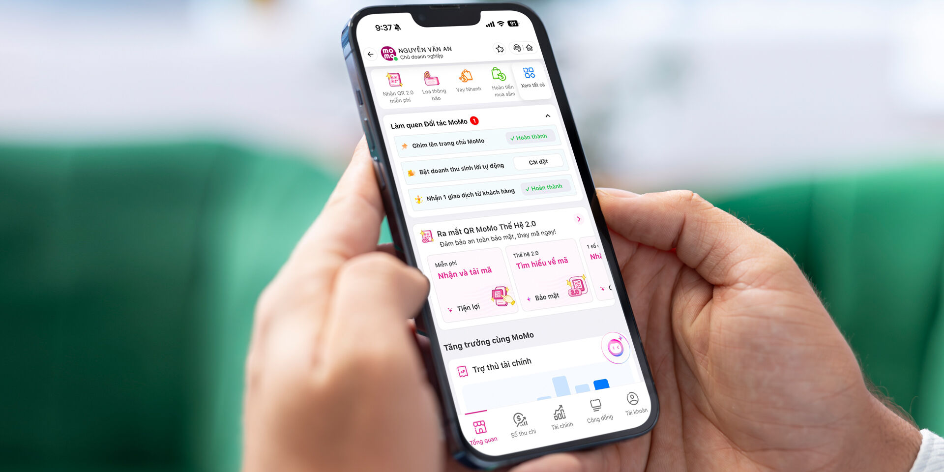 MoMo cập nhật giải pháp nhận tiền dành cho hộ kinh doanh, hỗ trợ chuẩn hóa thông tin theo quy định mới MoMo cập nhật mới nhất về giải pháp nhận tiền dành cho hộ kinh doanh, hỗ trợ chuẩn hóa thông tin theo quy định mới