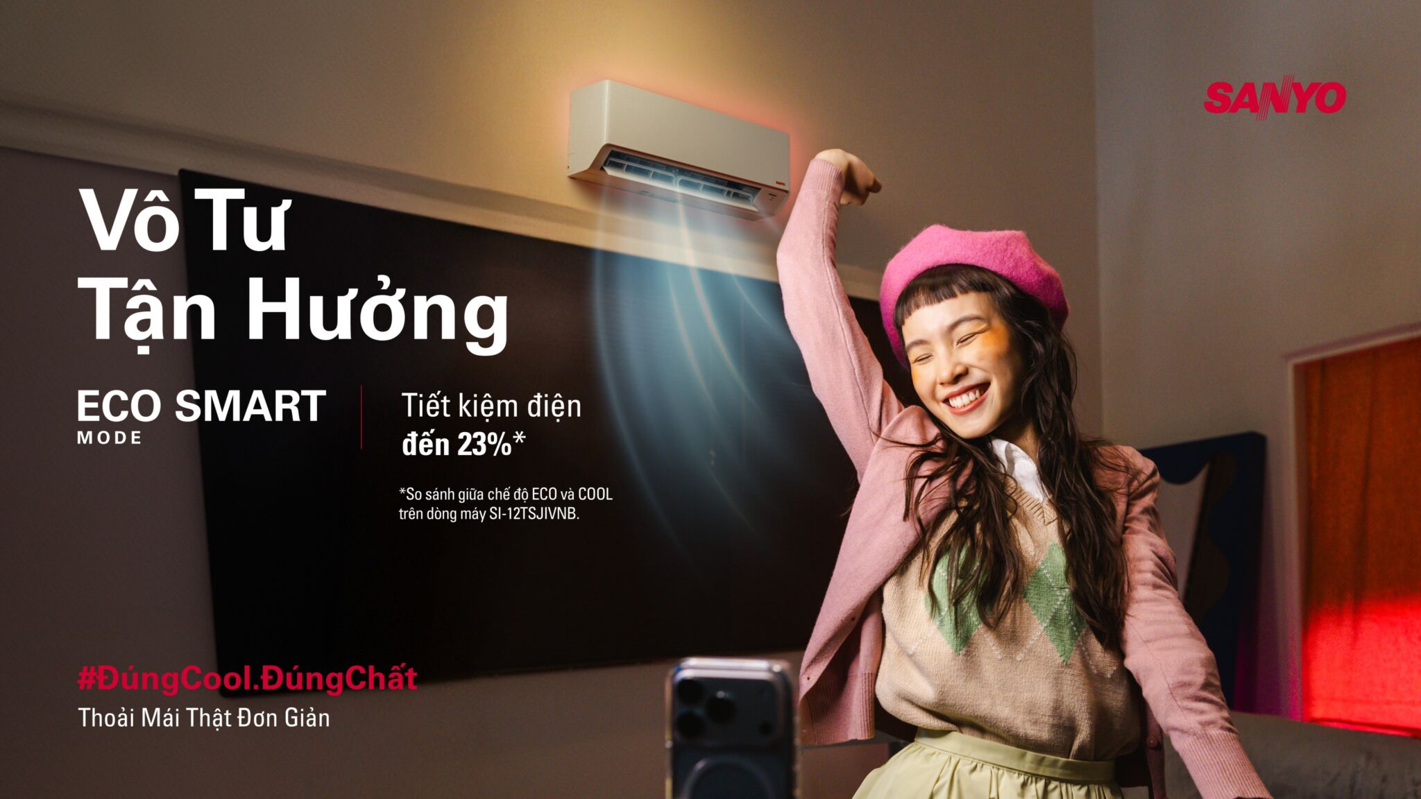 SANYO sẵn sàng khuấy động thị trường Việt Nam với diện mạo mới, đậm tinh thần “Stay Cool, Stay You – Đúng Cool, Đúng Chất”