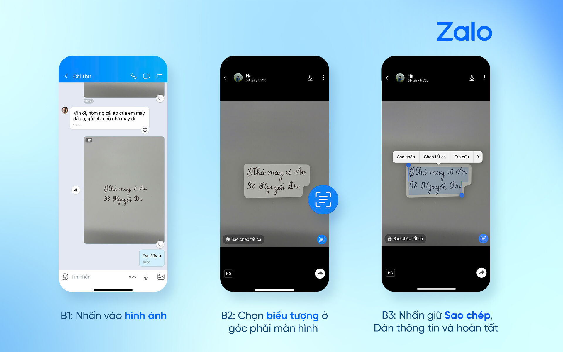 Cập nhật mới tháng 4: ra mắt tính năng AI giúp sao chép chữ từ ảnh, sử dụng OpenClaw ngay trên Zalo