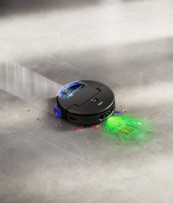 Dyson Spot+Scrub Ai, robot hút bụi lau nhà thông minh đầu tiên của Dyson, loại bỏ các vết bẩn khó phát hiện nhất