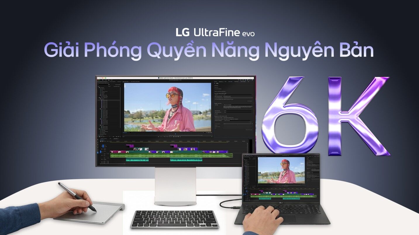 LG ra mắt màn hình 6k đầu tiên tích hợp Thunderbolt 5 tại Việt Nam