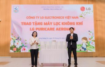 LG trao tặng 70 máy lọc không khí, góp phần nâng cao chất lượng không khí học đường tại Hà Nội