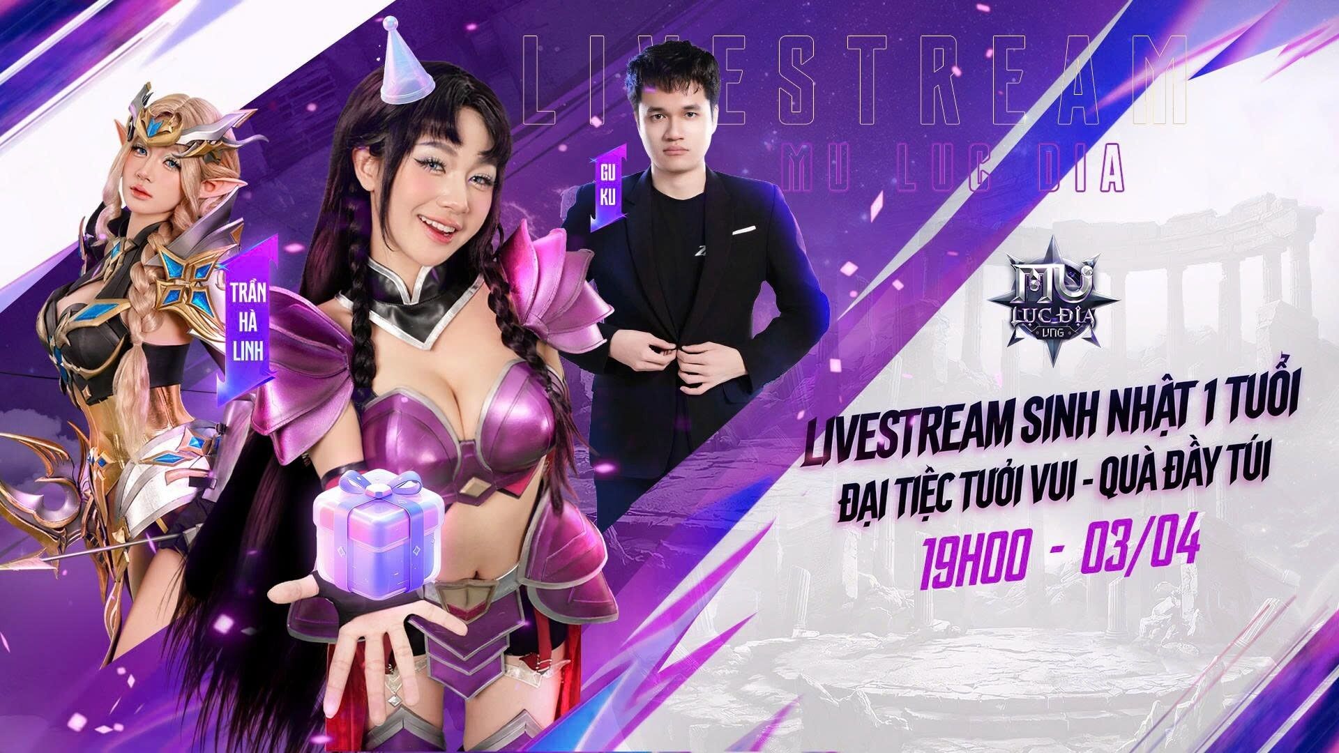 MU Lục Địa công bố livestream sinh nhật đặc biệt cùng hot girl Trần Hà Linh