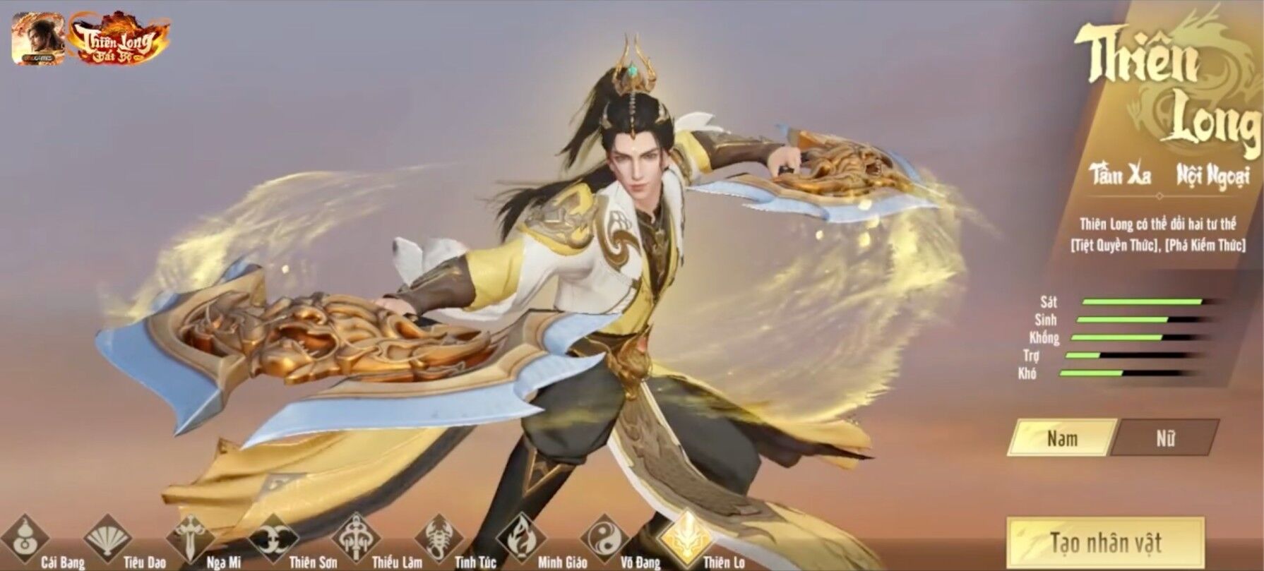 Thiên Long Bát Bộ VNG hé lộ thông tin về môn phái mới cực bá đạo