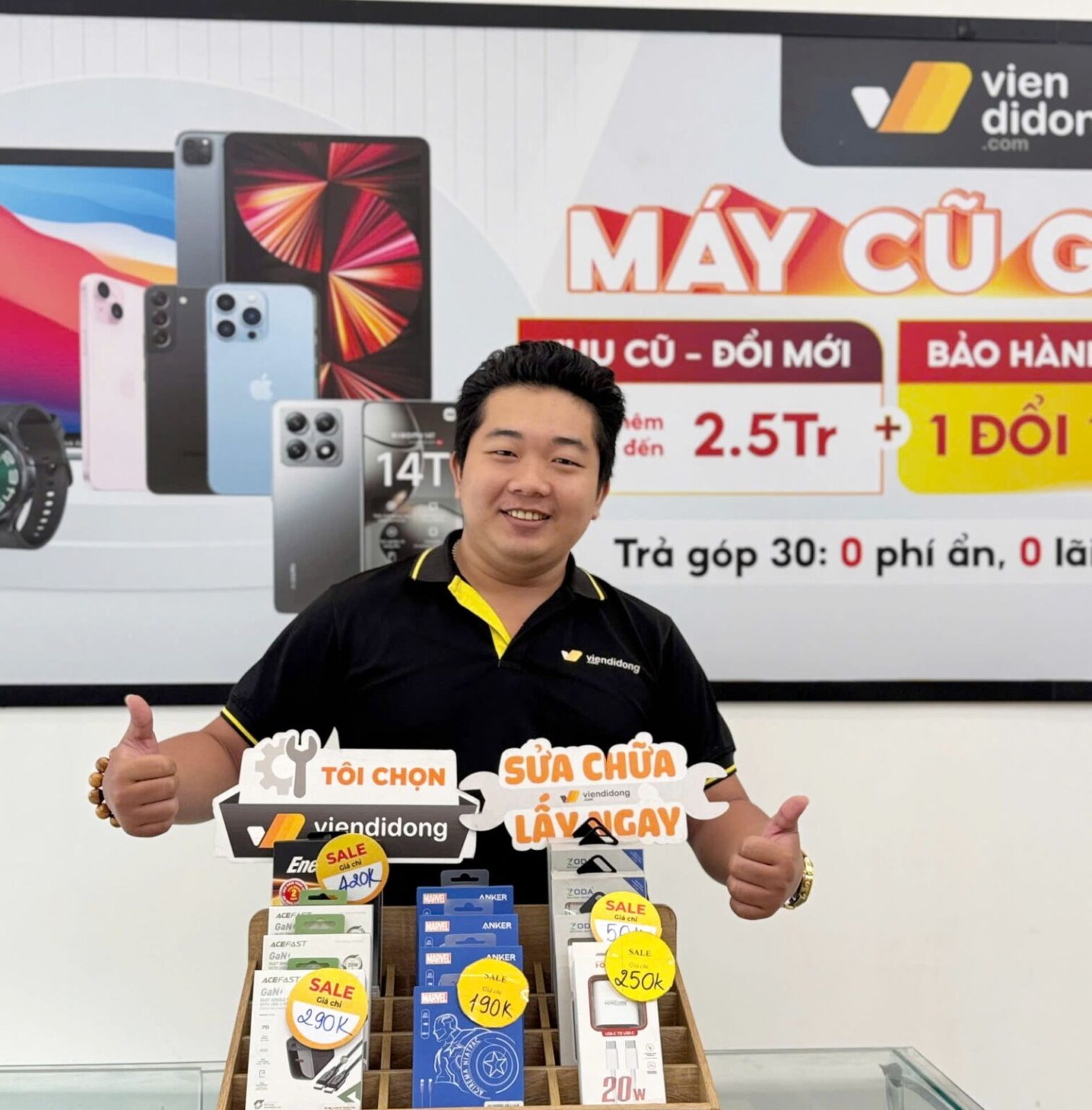 Viện Di Động sale đôi 4.4: iPhone LikeNew giảm sâu, thay pin từ 150.000 đồng