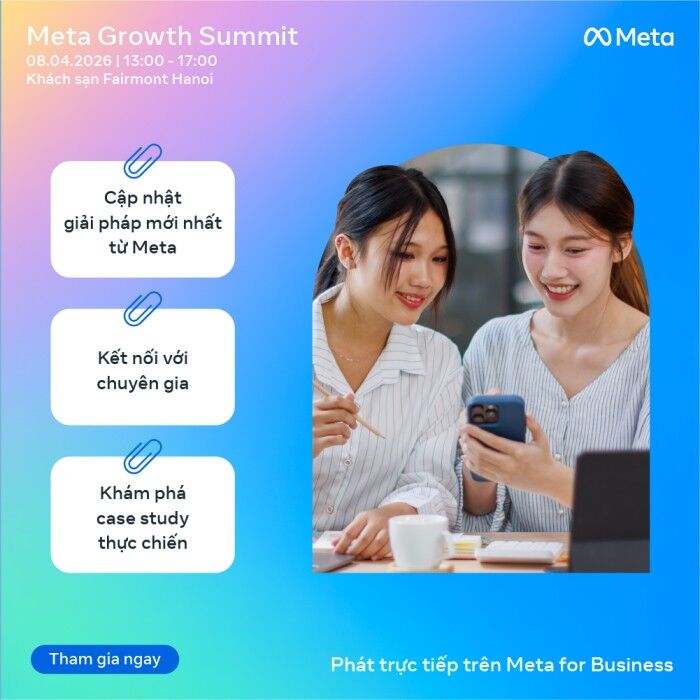 Visa đồng hành cùng Doanh nghiệp vừa và nhỏ mở rộng quảng cáo và kinh doanh tại Meta Growth Summit 2026