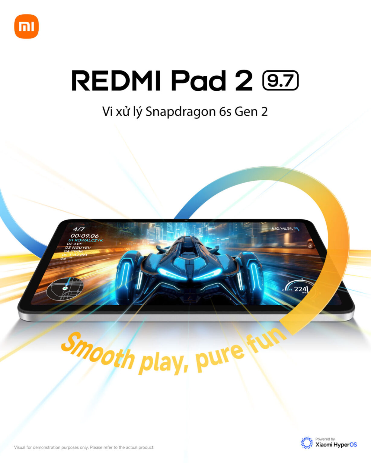 Xiaomi chính thức ra mắt REDMI Pad 2 9.7 nhỏ gọn, màn hình 2K, pin lớn 7600mAh, giá từ 4,9 triệu đồng