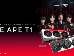ASUS ra mắt card đồ họa T1 GeForce RTX 5070 và RTX 5060 Ti