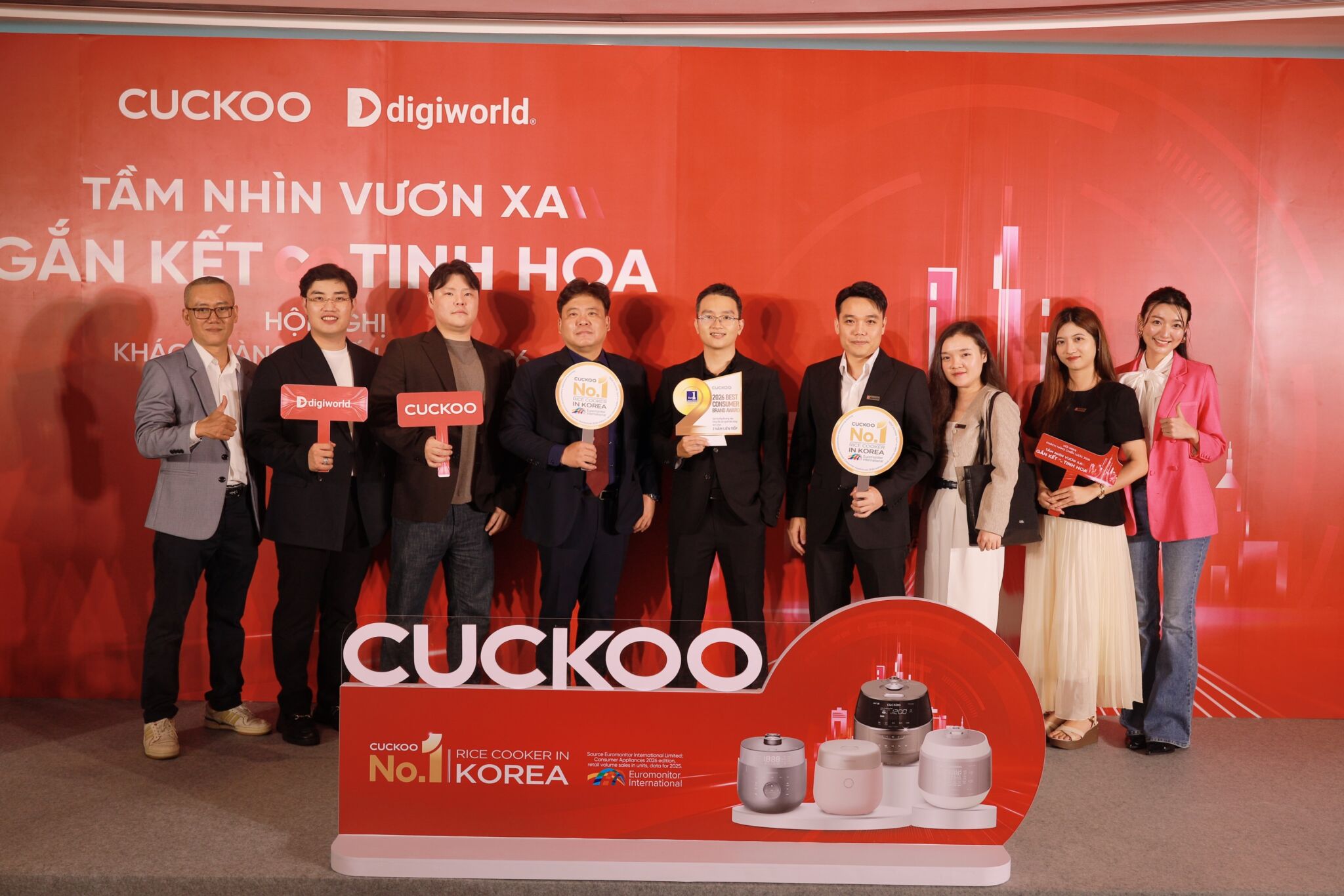 Cuckoo Vina x Digiworld đồng hành phát triển bền vững ngành điện gia dụng Việt Nam