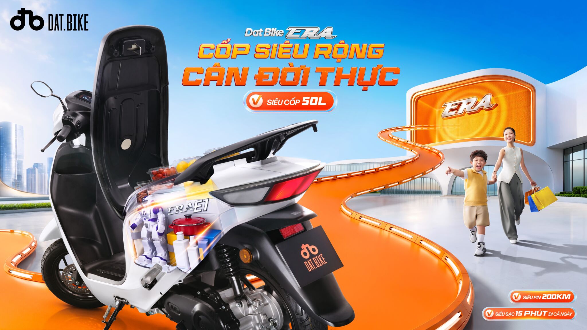 Dat Bike ERA: Xe điện gia đình dưới 30 triệu “đủ cân đời thực”