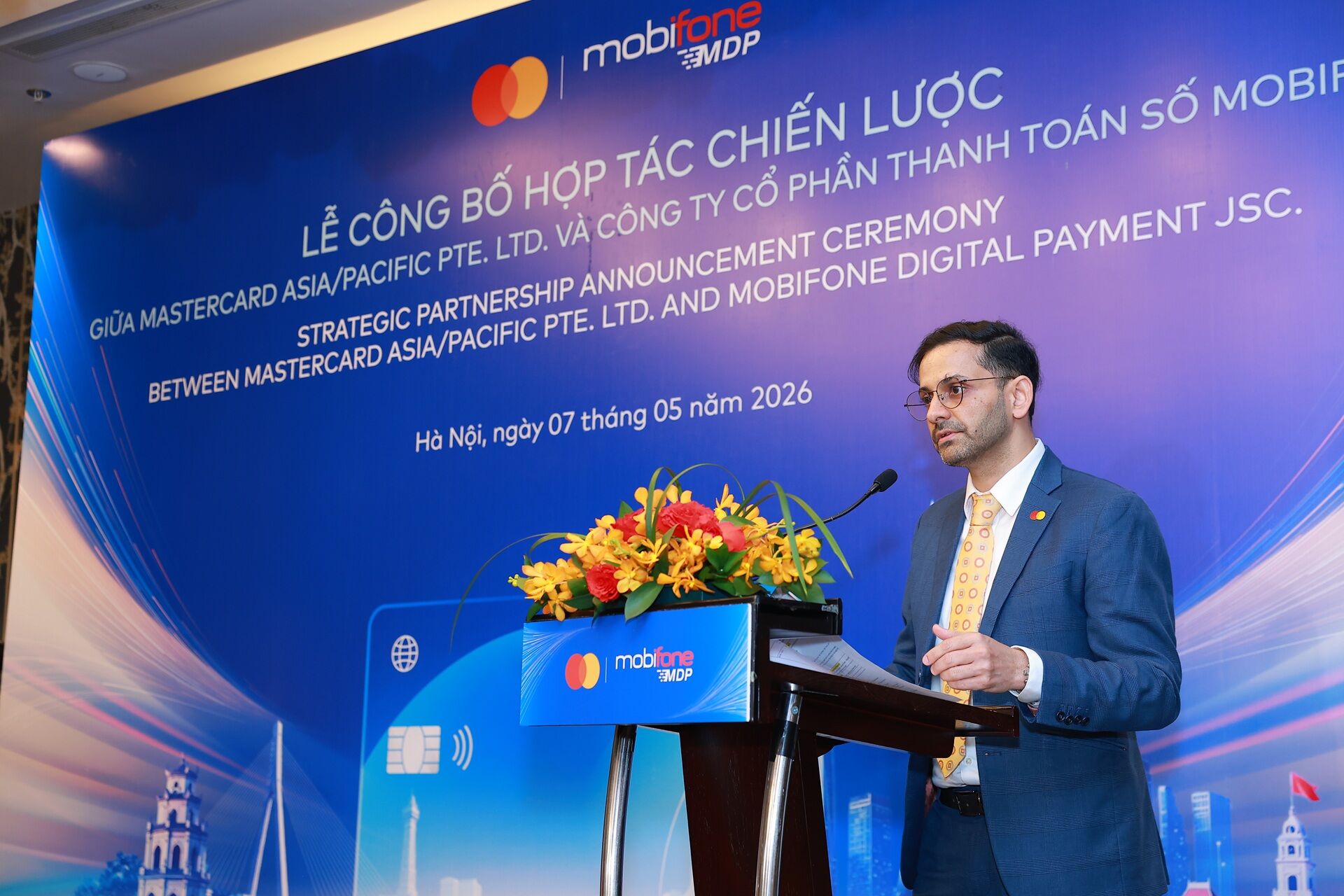 Mastercard và Công ty Cổ phần Thanh toán số MobiFone (MDP) công bố hợp tác chiến lược nhằm thúc đẩy nền kinh tế số tại Việt Nam