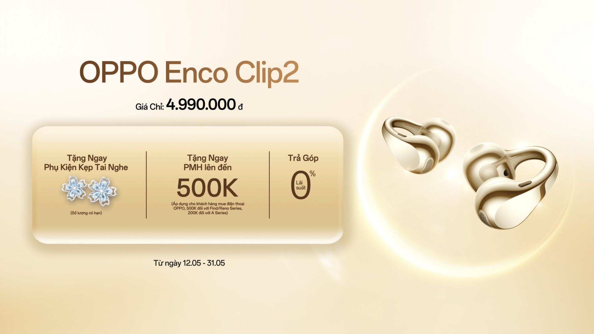 OPPO chính thức giới thiệu bộ đôi tai nghe Enco Clip 2 & Enco Air5 Pro và đồng hồ thông minh OPPO Watch X3