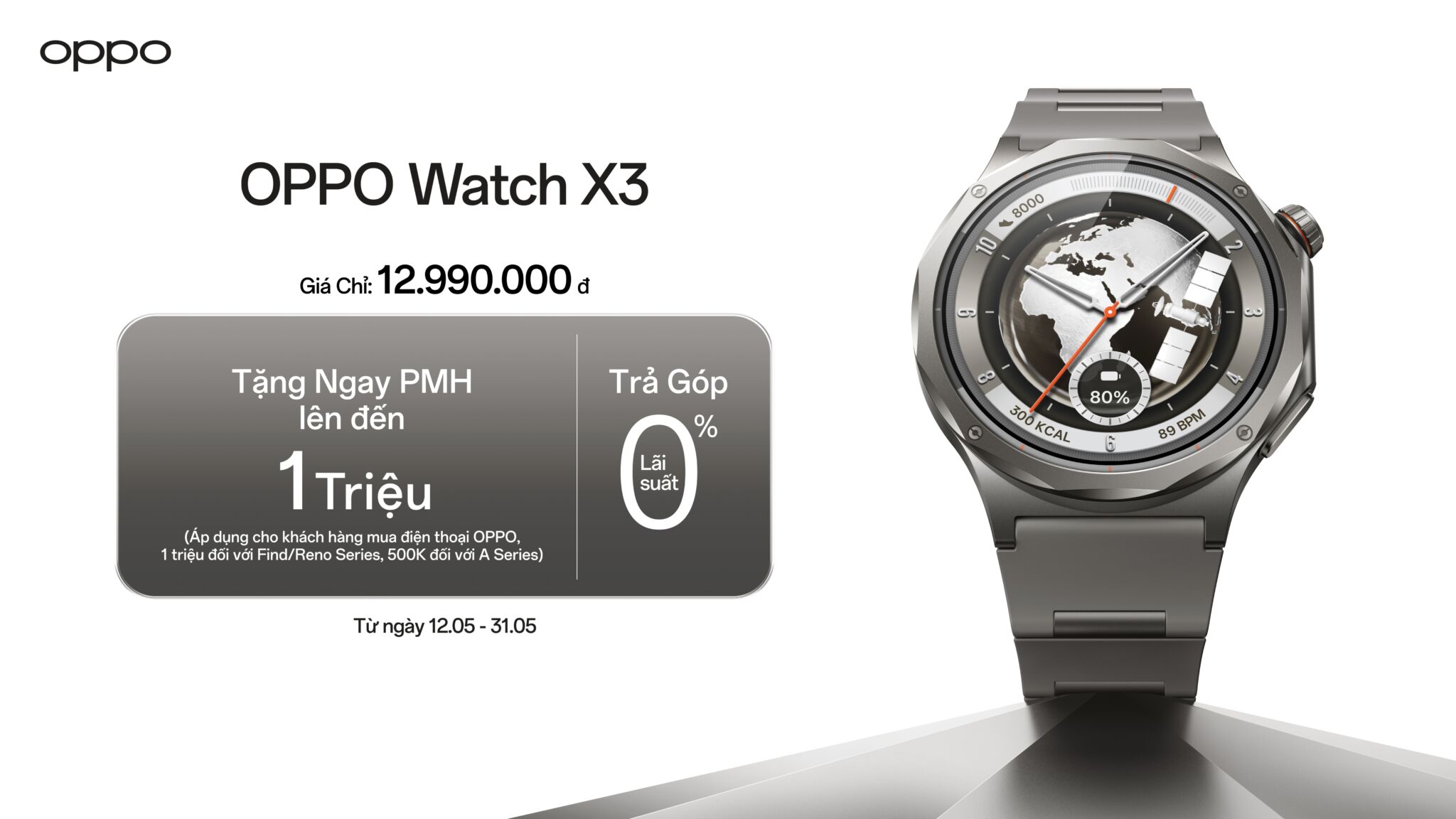 OPPO chính thức giới thiệu bộ đôi tai nghe Enco Clip 2 & Enco Air5 Pro và đồng hồ thông minh OPPO Watch X3