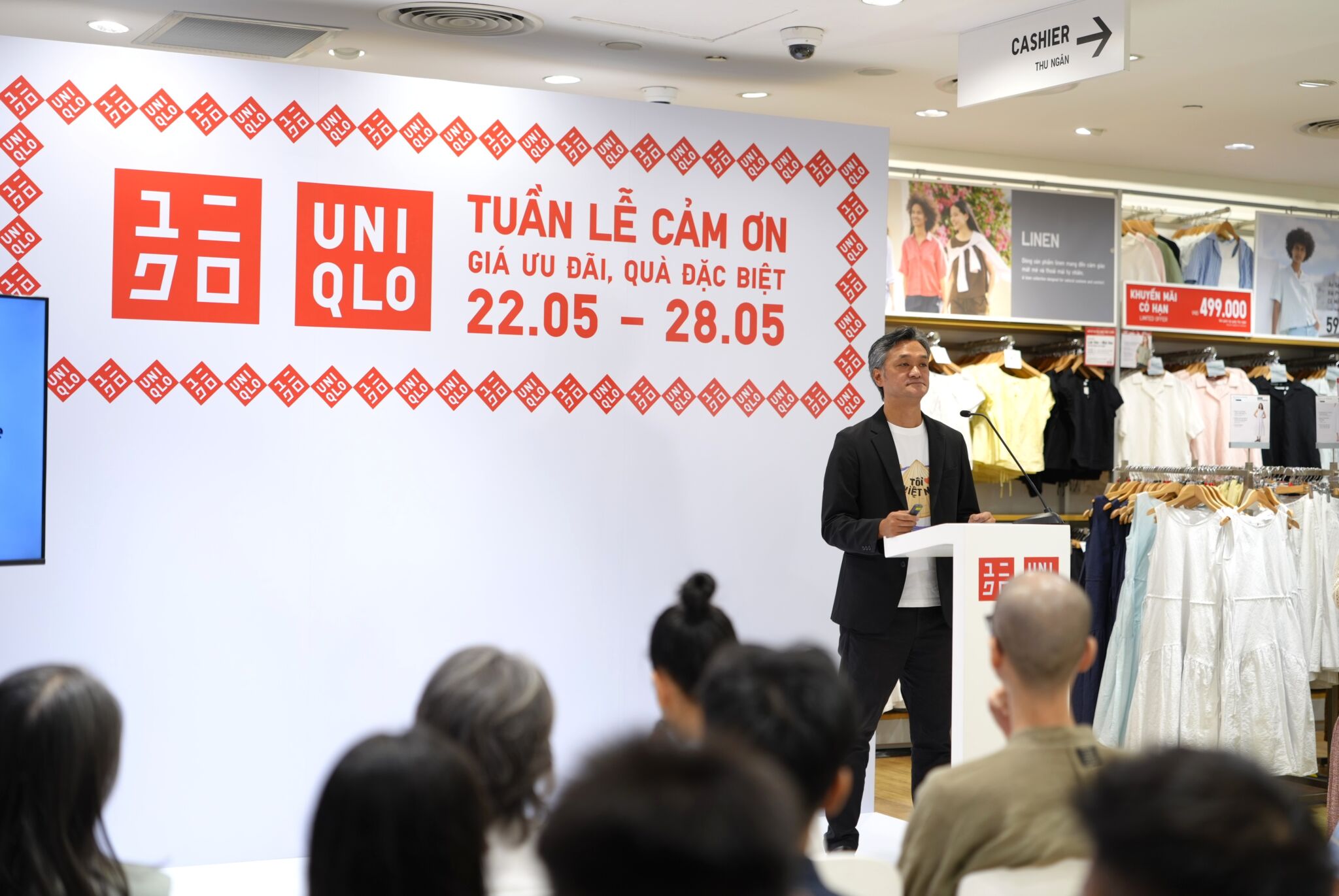 UNIQLO công bố loạt ưu đãi và hoạt động hấp dẫn trong Tuần Lễ Cảm Ơn từ 22 - 28/05 và cập nhật những hoạt động cộng đồng