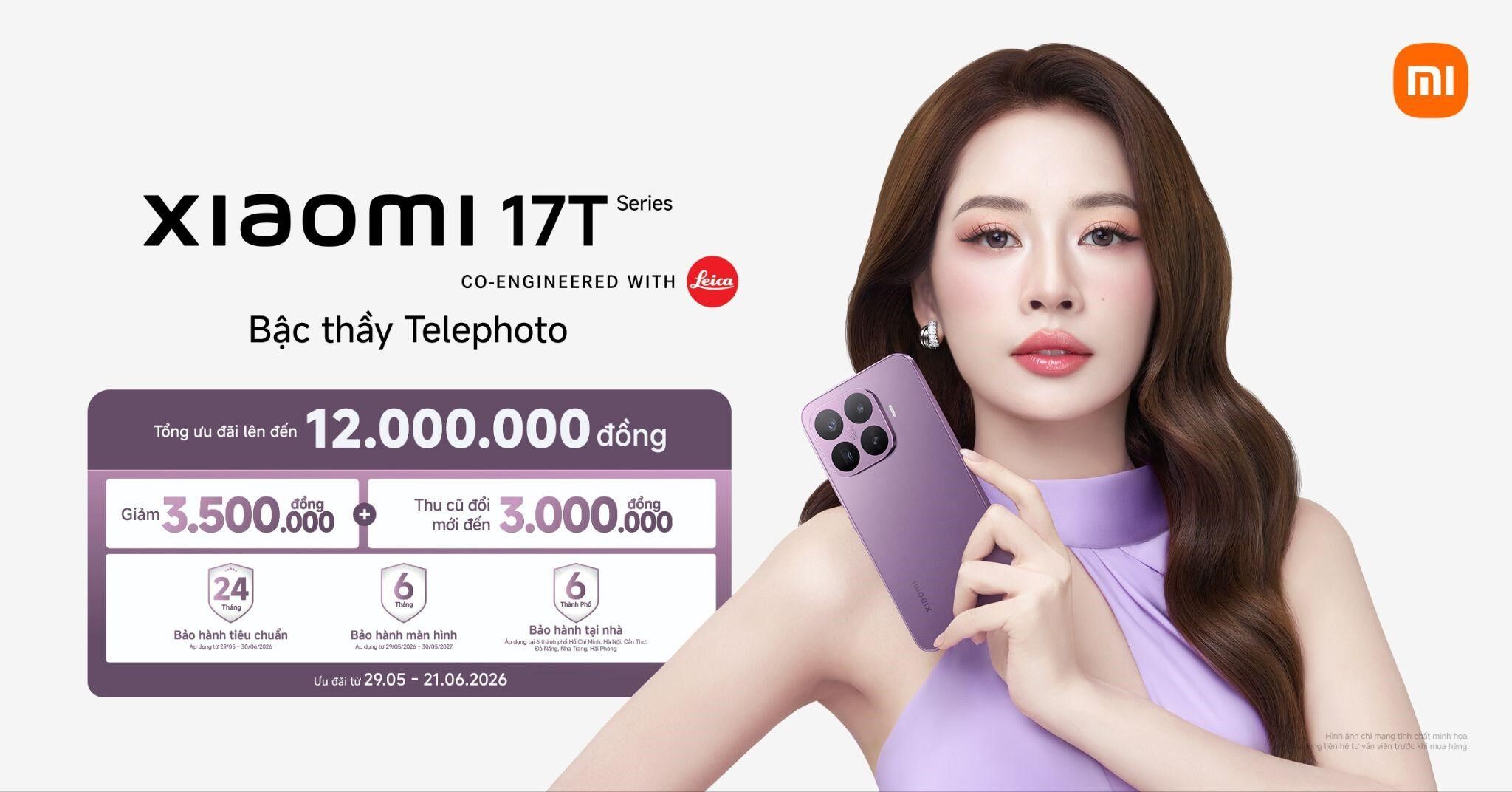 Doanh số Xiaomi 17T Series tăng trưởng 40% sau một tuần ra mắt Doanh số Xiaomi 17T Series tăng trưởng 40% sau một tuần ra mắt: Sức hút từ smartphone phân khúc cận cao cấp