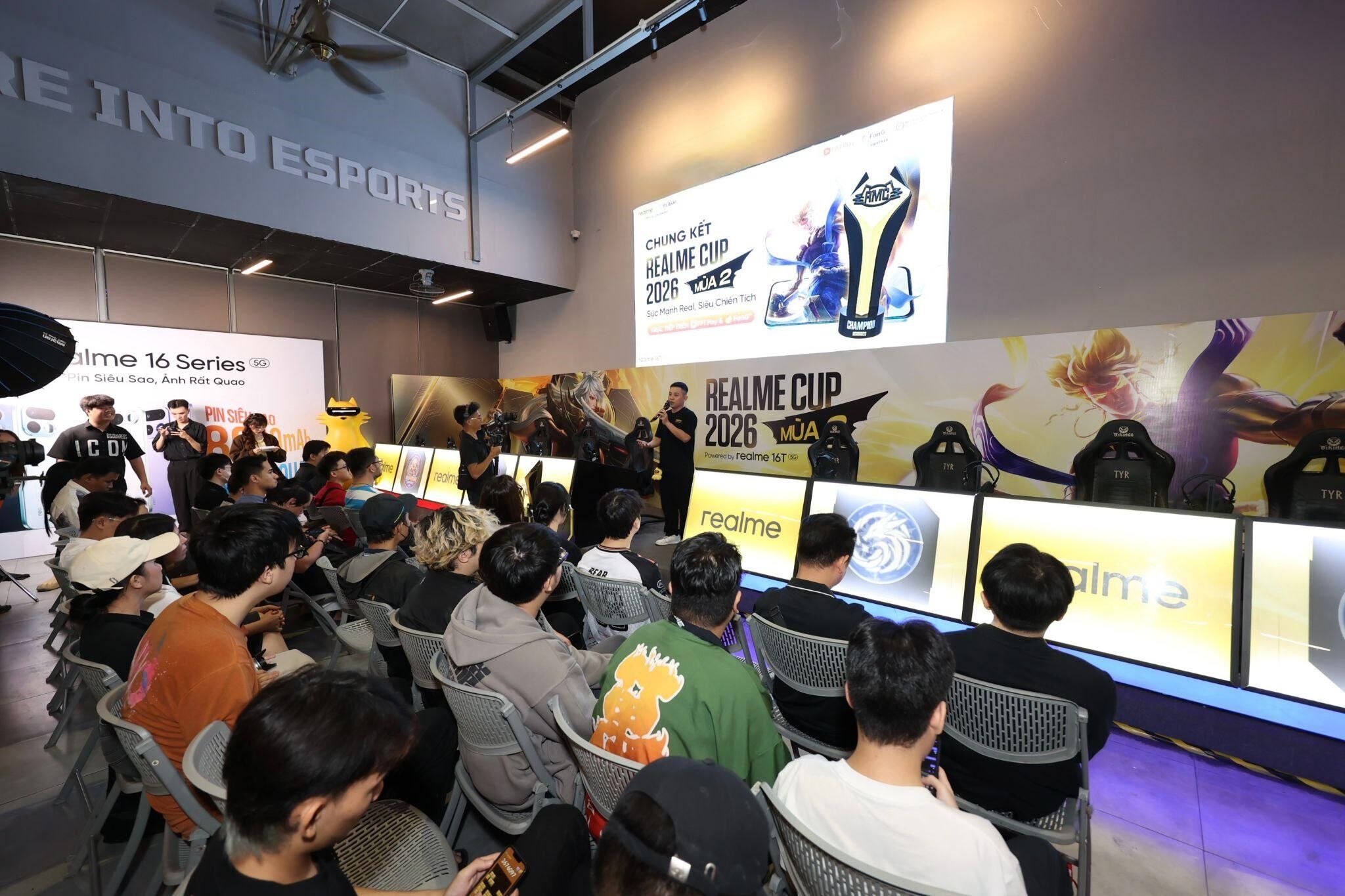 Giải mã sức nóng realme Cup 2026: Sân chơi Esports dành cho sinh viên quy mô toàn quốc với 64 đội tuyển tranh tài
