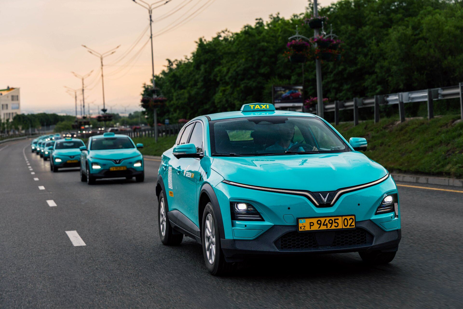 Green SM chính thức ra mắt dịch vụ gọi xe thuần điện tại Kazakhstan Green SM chính thức ra mắt dịch vụ gọi xe thuần điện tại Kazakhstan