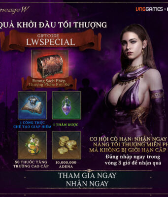 Lineage W tặng tiếp quà khủng tri ân tuần đầu tiên rực rỡ