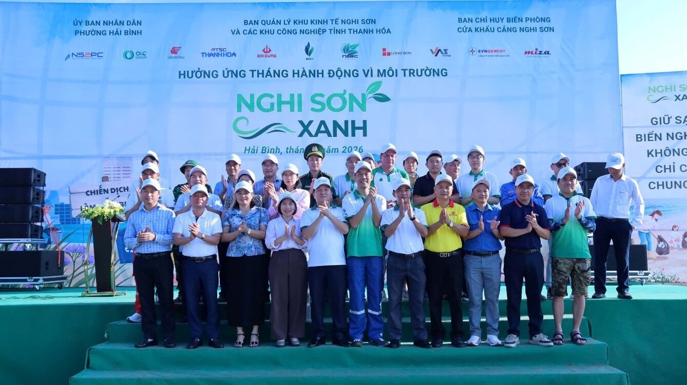 “Nghi Sơn Xanh” 2026: Kiến tạo tương lai xanh