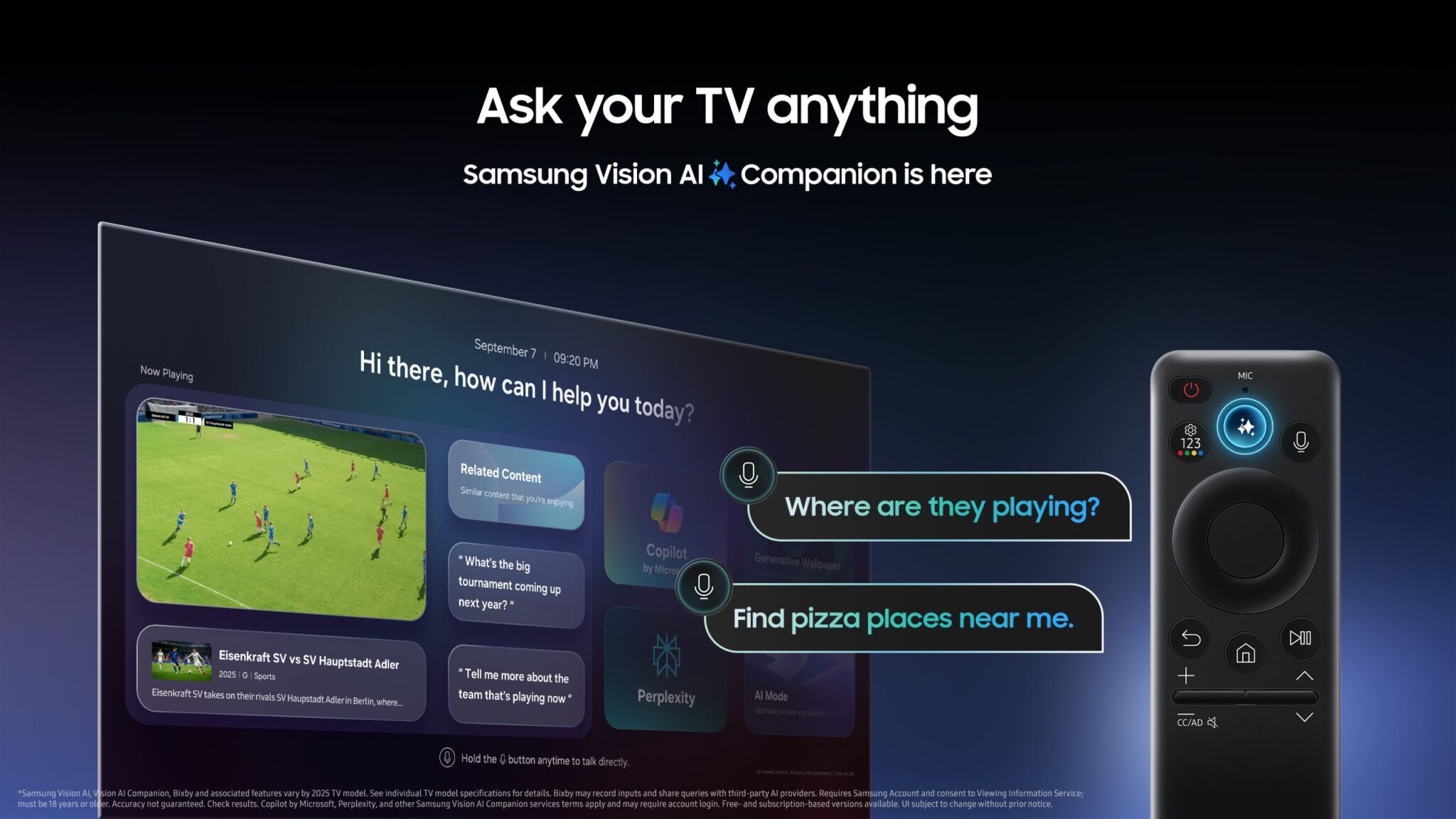 Samsung Vision AI Companion: Đưa AI hội thoại đến mọi nhà