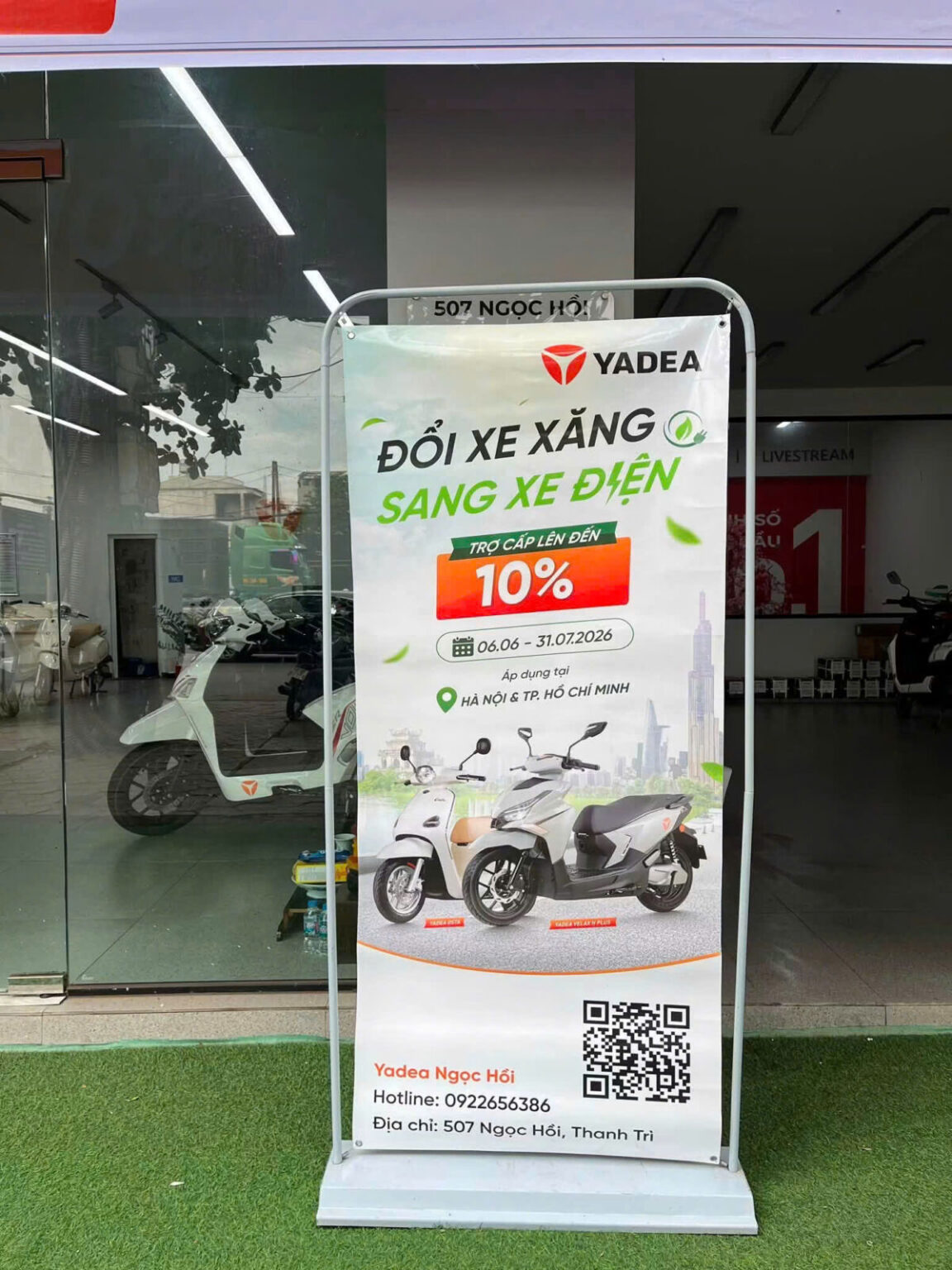 YADEA triển khai chương trình “Đổi Xe Xăng Sang Xe Điện” thúc đẩy xu hướng di chuyển xanh tại Việt Nam YADEA triển khai chương trình “Đổi Xe Xăng Sang Xe Điện” thúc đẩy xu hướng di chuyển xanh tại Việt Nam