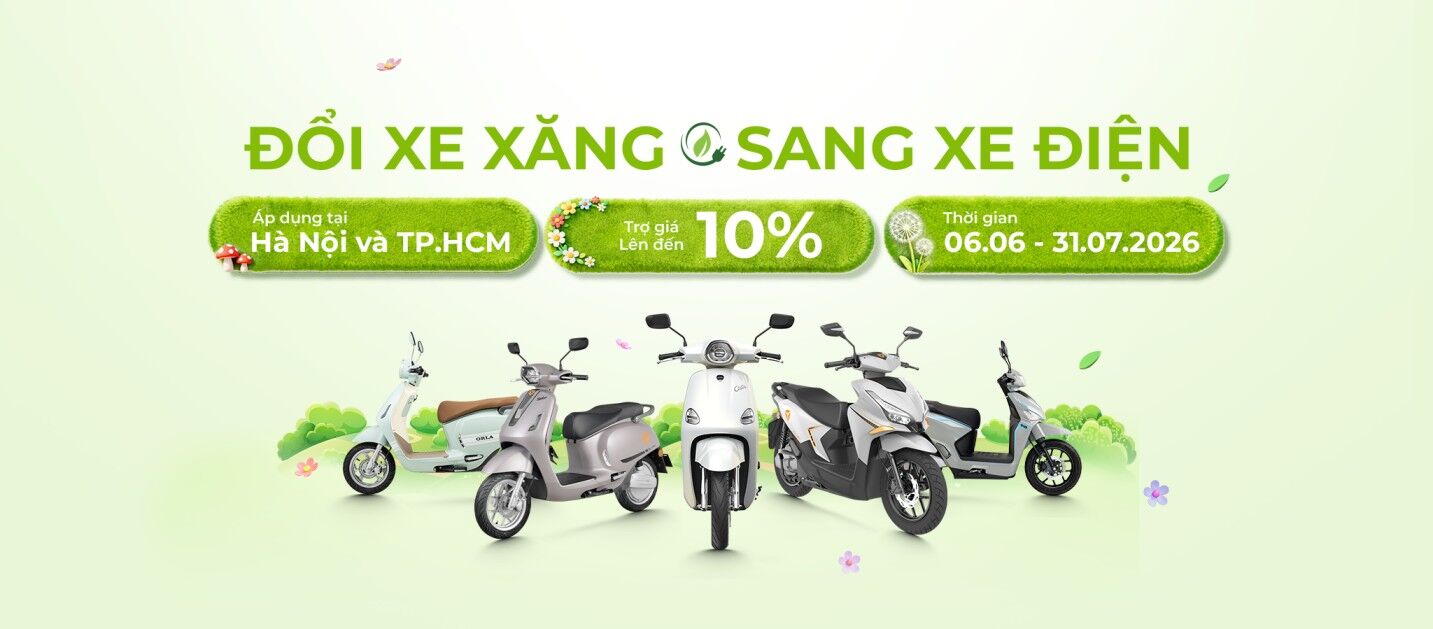 YADEA triển khai chương trình “Đổi Xe Xăng Sang Xe Điện” thúc đẩy xu hướng di chuyển xanh tại Việt Nam YADEA triển khai chương trình “Đổi Xe Xăng Sang Xe Điện” thúc đẩy xu hướng di chuyển xanh tại Việt Nam