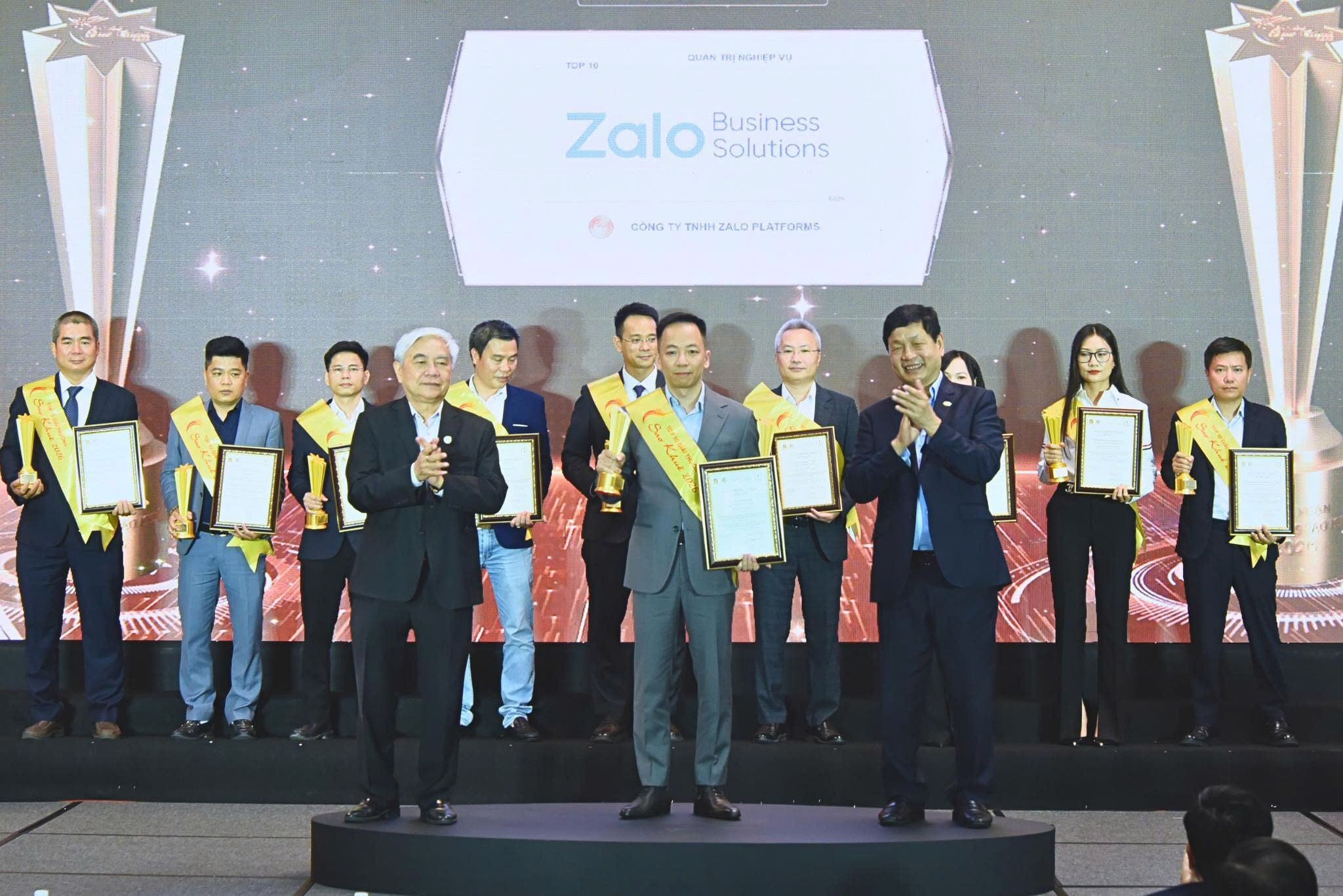 Zalo nhận hai Giải thưởng Sao Khuê 2026 cho các giải pháp hướng đến doanh nghiệp Zalo nhận hai Giải thưởng Sao Khuê 2026 cho các giải pháp hướng đến doanh nghiệp