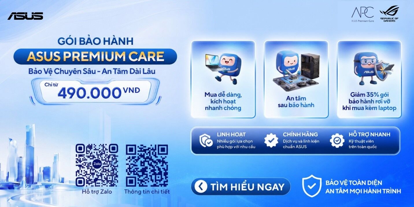 ASUS Back To School 2026 với thông điệp "Chọn ASUS, chọn an yên" Mùa Back To School 2026 khác biệt của ASUS: Bứt phá trải nghiệm mua sắm với dải sản phẩm chủ lực, dịch vụ hậu mãi toàn diện và mô hình tư vấn trực tiếp “Touch ASUS”