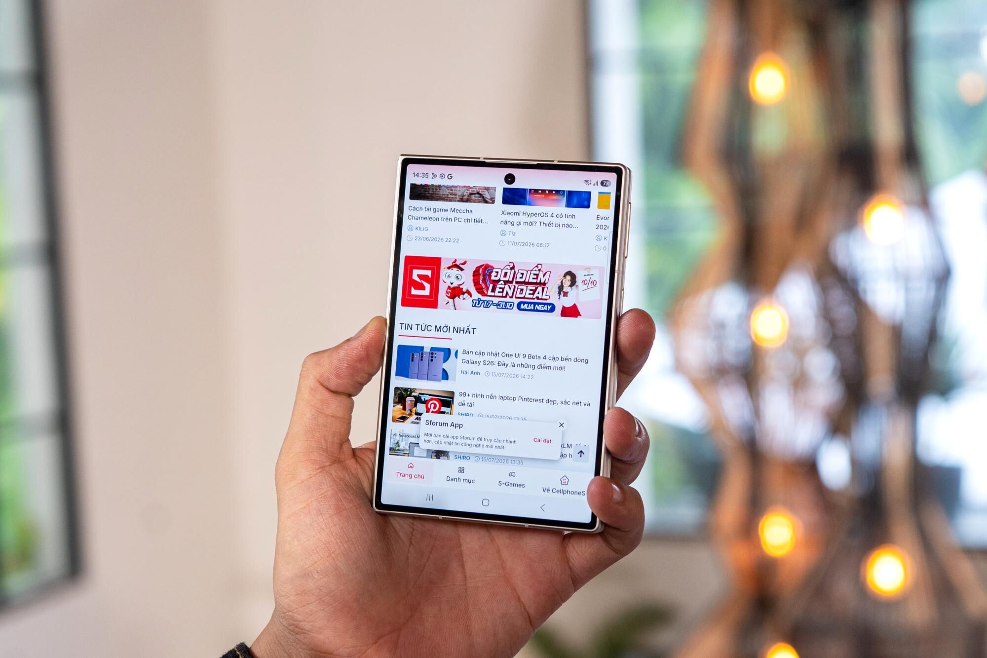 CellphoneS ưu đãi đến 5 triệu khi thu cũ lên đời Galaxy Z Fold8, Z Fold8 Ultra và Flip8 CellphoneS ưu đãi đến 5 triệu khi thu cũ lên đời Galaxy Z Fold8, Z Fold8 Ultra và Flip8